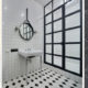 Ideas in how to select & install tiles in a small bathroom