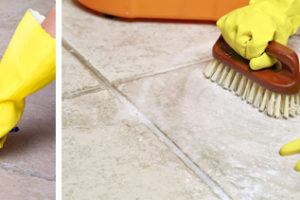 How to clean grout